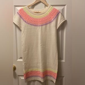 Cute colorful white dress for teens/preteens size 13-14